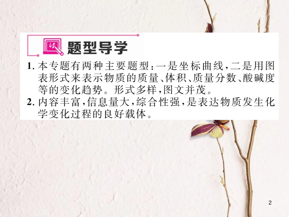 九年级化学下册 期末专题复习 专题复习2 图像、图表题作业课件 （新版）新人教版_第2页