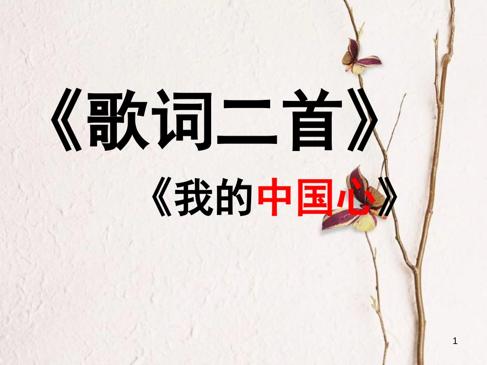 六年级语文上册 第5课 我的中国心课件3 西师大版_第1页