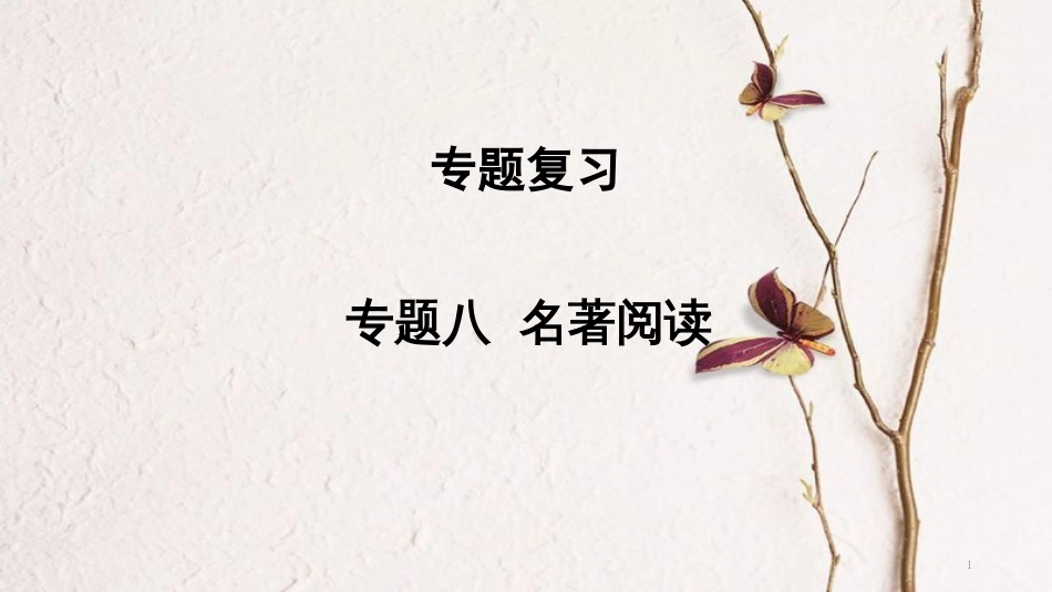 八年级语文下册 专题八 名著阅读课件 新人教版[共56页]_第1页