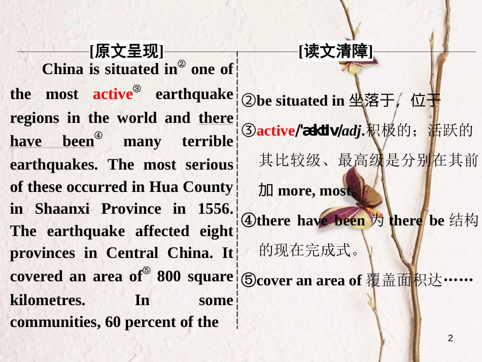 高中英语 Module 3 The Violence of Nature Section Ⅳ Other Parts of the Module课件 外研版必修3_第2页