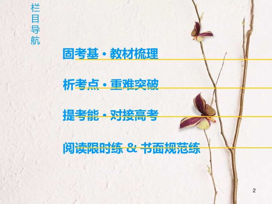 2019版高三英语一轮复习 Unit 3 Back to the past课件 牛津译林版必修3_第2页