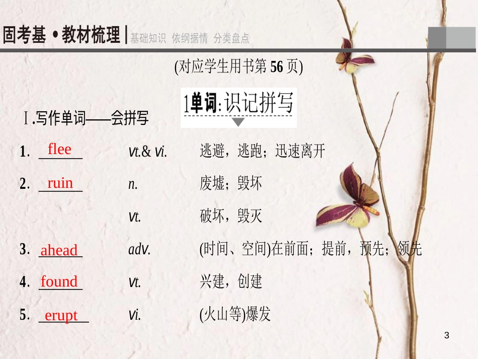 2019版高三英语一轮复习 Unit 3 Back to the past课件 牛津译林版必修3_第3页