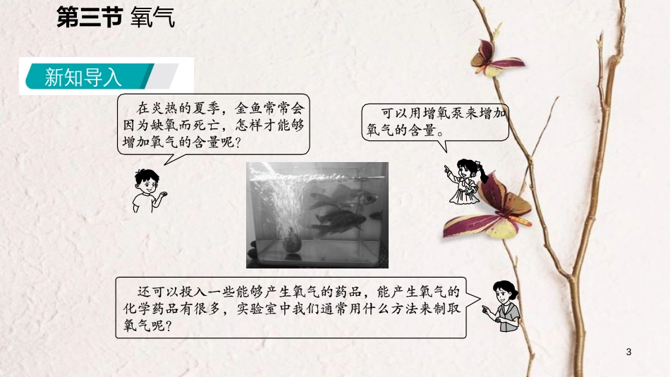 九年级化学上册 第四单元 我们周围的空气 第三节 氧气 4.3.1 氧气的实验室制法课件 （新版）鲁教版_第3页