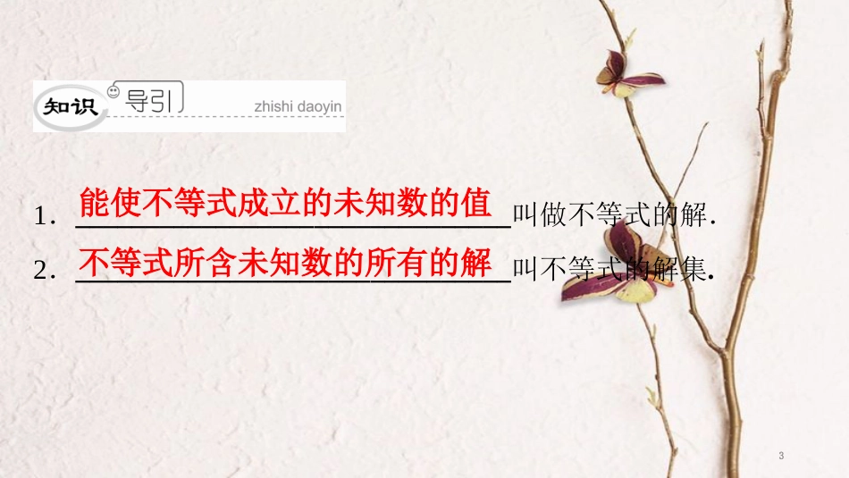 八年级数学下册 第二章 一元一次不等式与一元一次不等式组 2.3 不等式的解集典型训练课件 （新版）北师大版_第3页