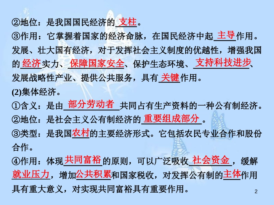 高中政治 第四课 生产与经济制度 第二框 我国的基本经济制度课件 新人教版必修1_第2页