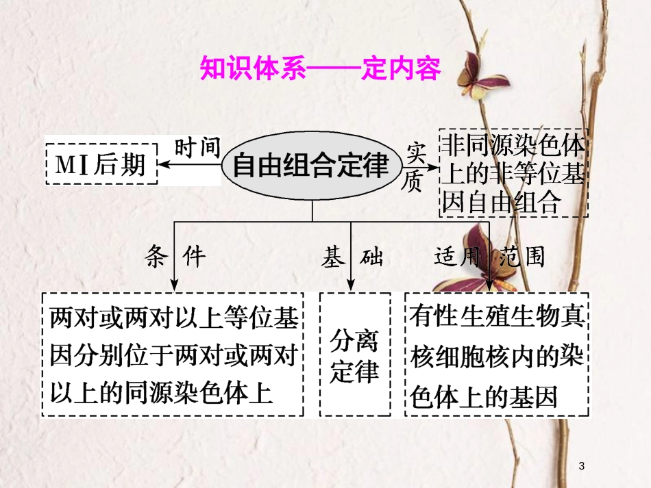 2019版高考生物一轮复习 第五单元 遗传的基本规律与伴性遗传 第二讲 孟德尔的豌豆杂交实验(二)精选课件(1)_第3页
