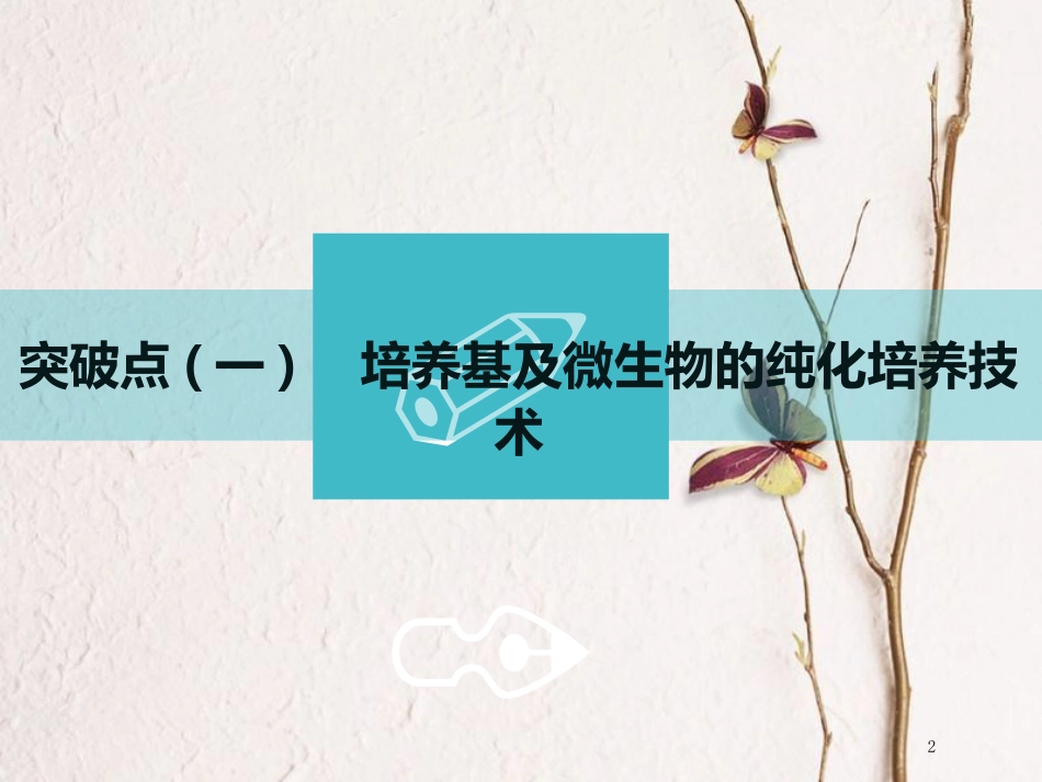 （全国通用版）2019版高考生物一轮复习 选考部分 生物技术实践 第2讲 微生物的培养和利用课件_第2页