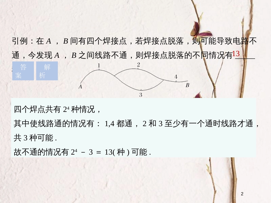 山东省滨州市高考数学一轮复习 66 排列组合二项式定理课件_第2页