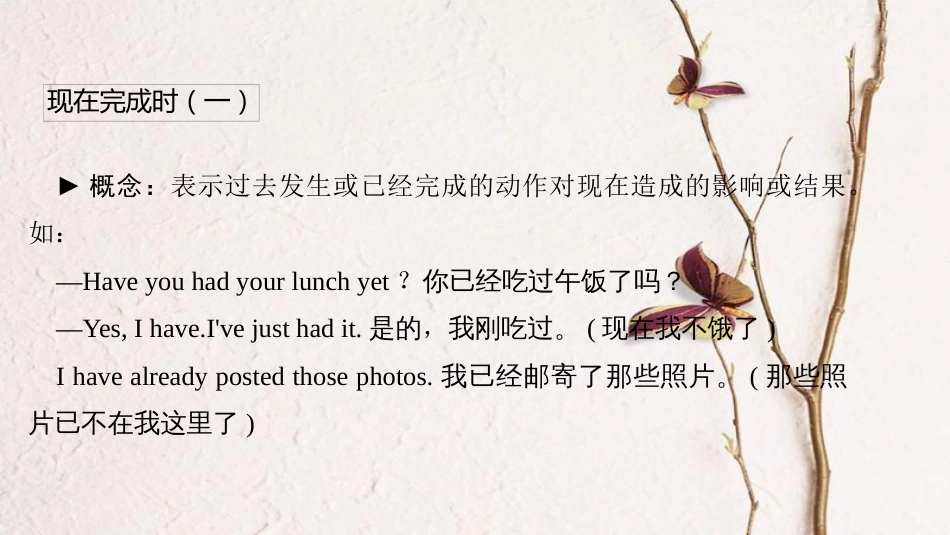 八年级英语下册 Unit 8 Have you read Treasure Island yet语法专题—Grammar Focus习题课件 （新版）人教新目标版_第2页