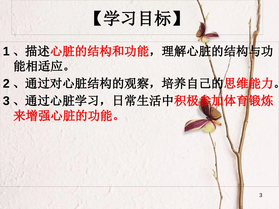 湖南省张家界市桑植县七年级生物下册 第四单元 第四章 第三节 心脏课件2 （新版）新人教版_第3页