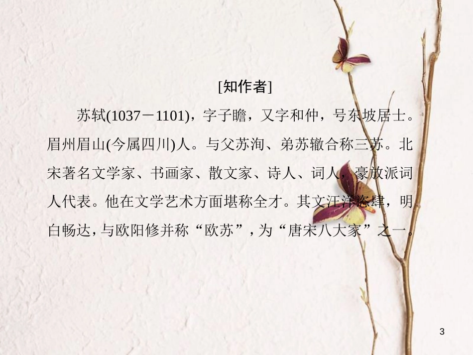 高中语文 第二单元 第五课 苏轼词两首课件 新人教版必修4_第3页