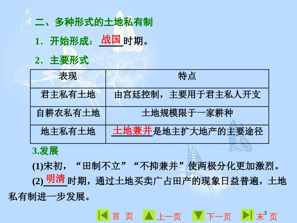 高中历史 第一单元 中国古代的农耕经济 第2课 中国古代的土地制度课件 岳麓版必修2_第3页