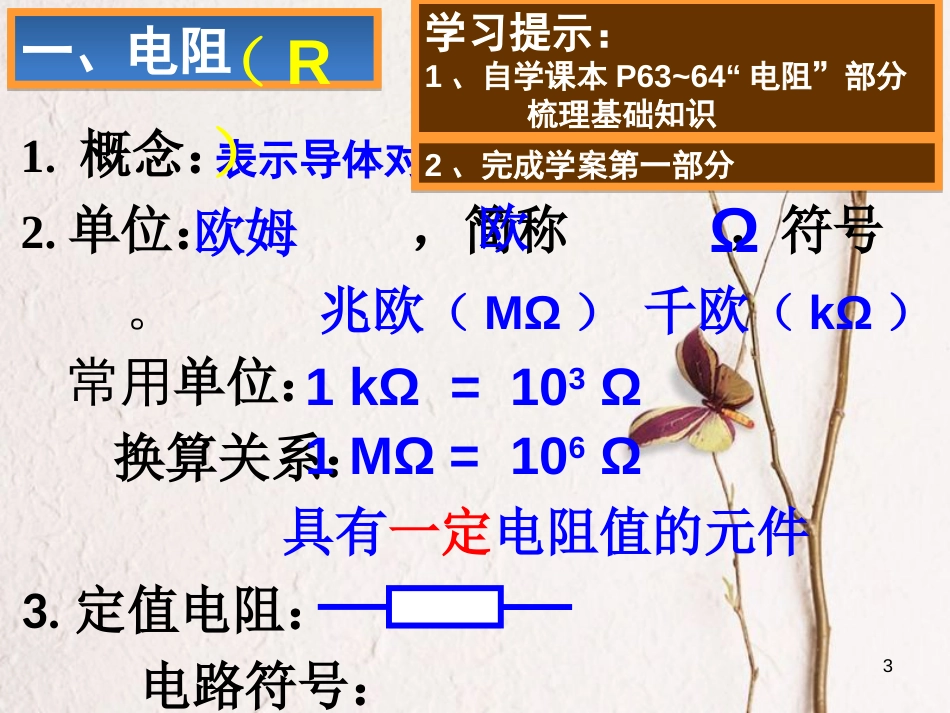 九年级物理全册 16.3电阻课件 （新版）新人教版_第3页