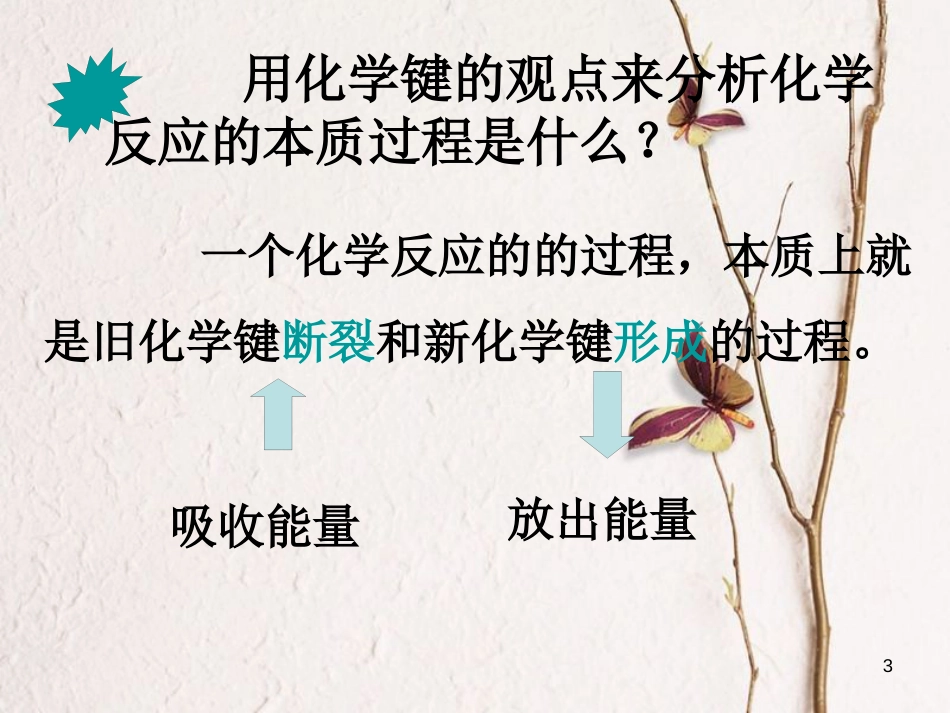 辽宁省北票市高中化学第二章化学反应与能量第一节化学能与热能课件新人教版必修2_第3页