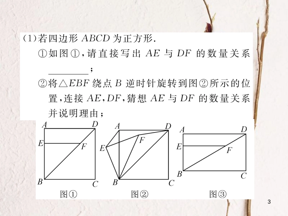 （青海专版）中考数学复习 第2编 专题突破篇 题型6 三角形、四边形综合题（精练）课件_第3页
