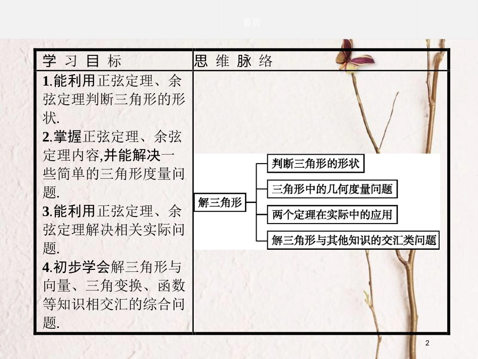 高中数学 第二章 解三角形习题课课件 北师大版必修5_第2页