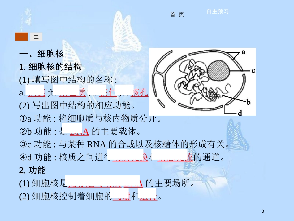 高中生物 第三章 细胞的结构和功能 3.2.3 细胞核及生物膜系统课件 苏教版必修1_第3页