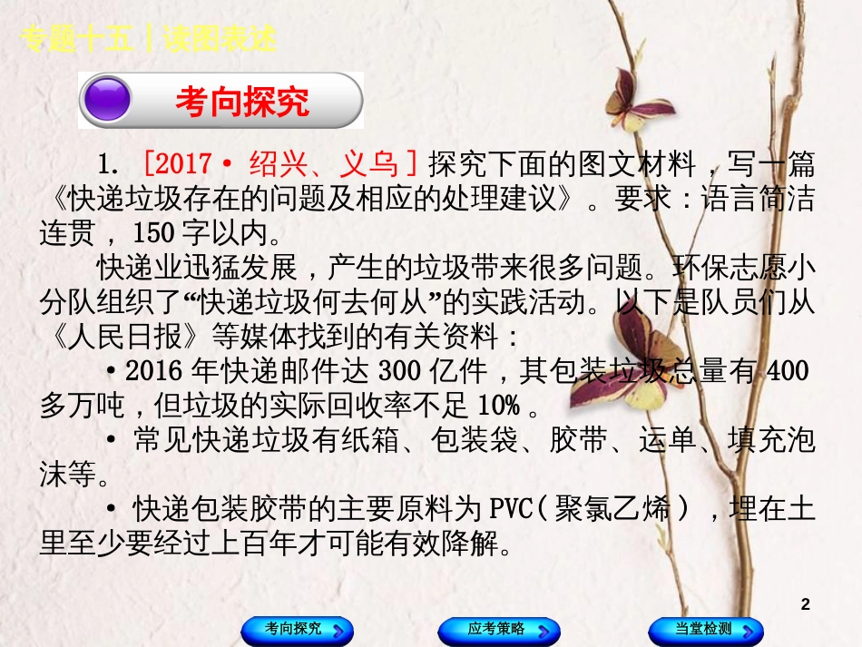 （浙江专用）中考语文 专题复习十五 读图表述课件 新人教版_第2页