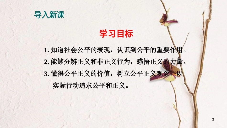 八年级道德与法治下册 第四单元 崇尚法治精神 第八课 维护公平正义 第1框《公平正义的价值》课件 新人教版_第3页