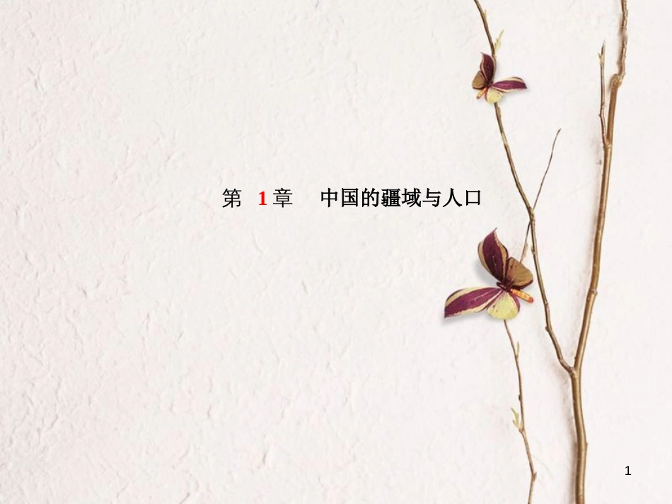 山东省德州市中考地理一轮复习 八上 第1章 中国的疆域与人口课件_第1页