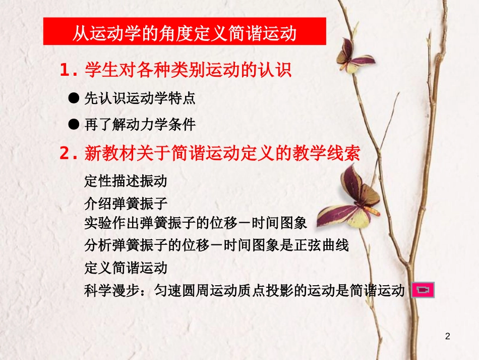 河北省邢台市高中物理 第十一章 机械振动 11.1 简谐运动课件 新人教版选修3-4_第2页