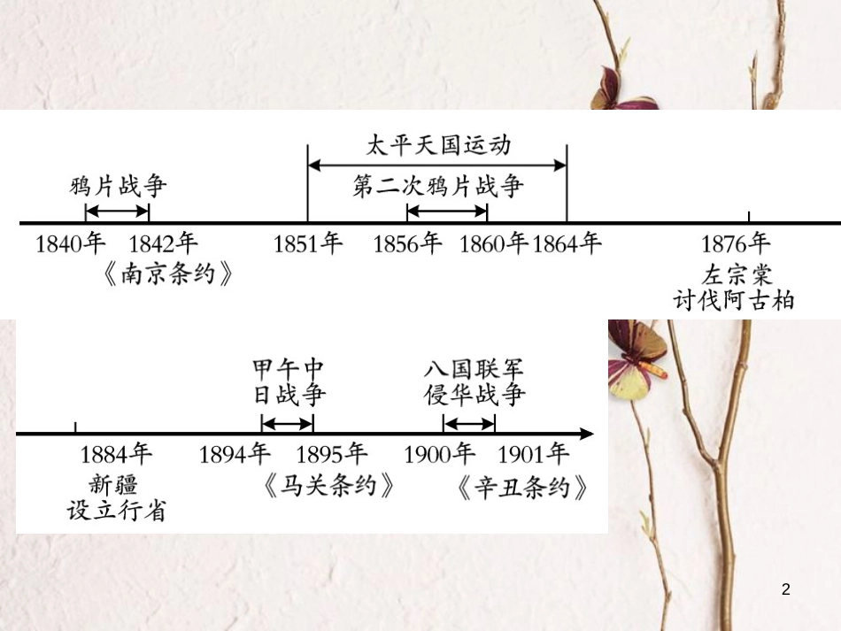 中考历史总复习 第二部分 中国近代史 第一学习主题 列强的侵略和中国人民的抗争课件_第2页
