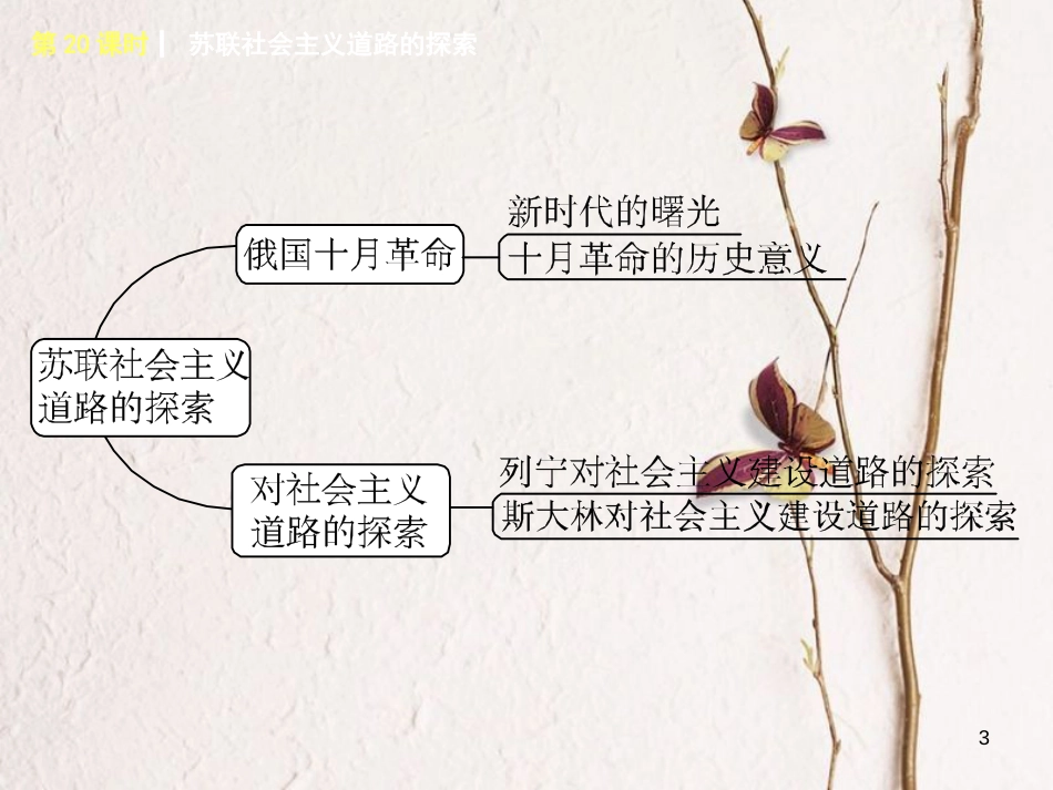 湖南省2018年中考历史复习 教材梳理 第五单元 世界现代史 第20课时 苏联社会主义道路的探索课件_第3页