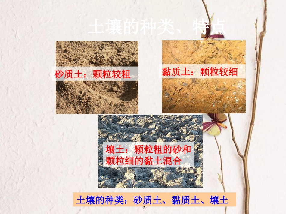 三年级科学上册 3.2 土壤的种类课件4 湘教版_第3页