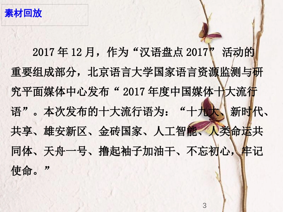 高考语文 作文备考素材 流行语的背后，都是时代课件_第3页