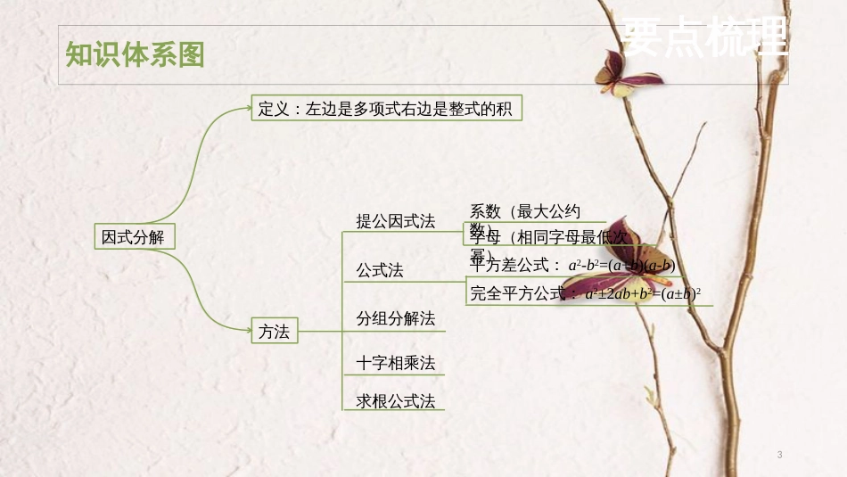 （安徽专用）中考数学复习 1.3 因式分解课件_第3页
