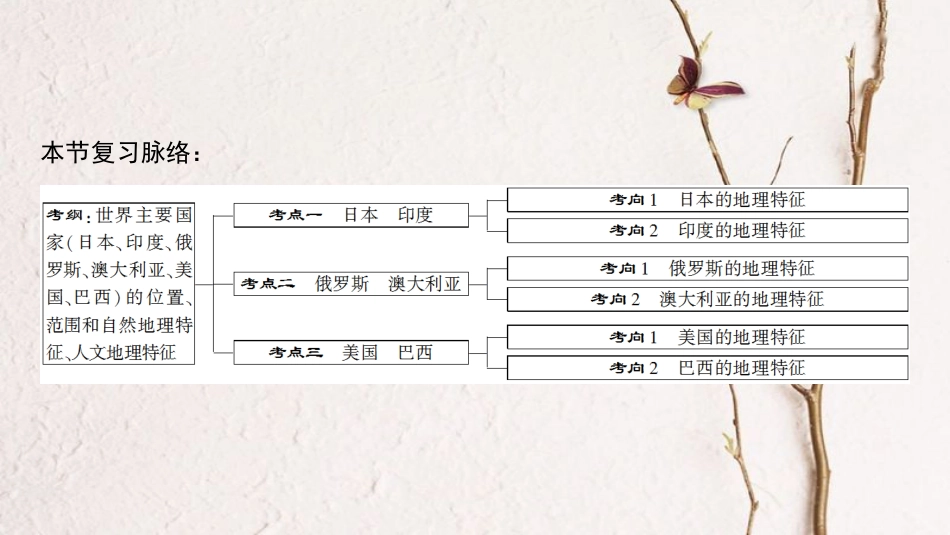 2019版高考地理一轮复习 第12章 世界地理 第3节 世界重要国家课件 中图版_第3页