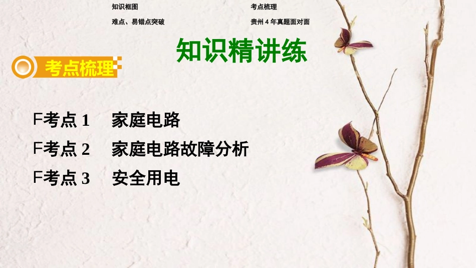 贵州省中考物理 第一部分 夯实基础过教材 第十六章 生活用电复习课件_第3页