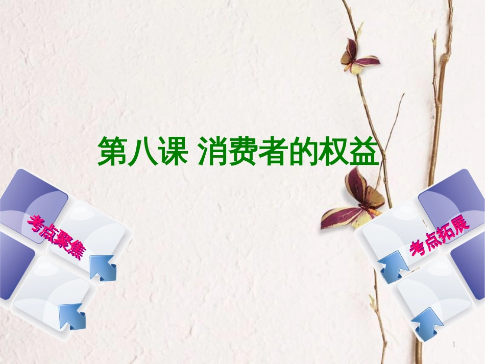 （呼和浩特专版）中考政治复习方案 第二部分 八下 第八课 消费者的权益课件_第1页