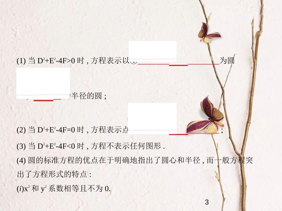 （江苏专版）2019版高考数学一轮复习 第十四章 平面解析几何初步 14.2 圆的方程课件_第3页