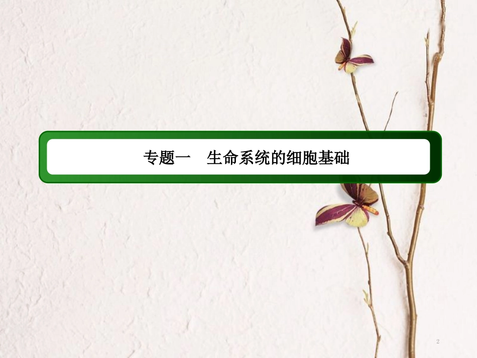 高三生物二轮复习 2细胞的结构基础课件_第2页