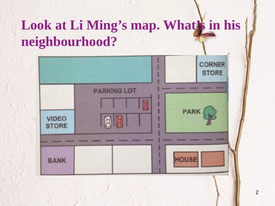 八年级英语上册 Unit 4 My Neighbourhood Lesson 19 The Best Neighourhood课件 （新版）冀教版_第2页