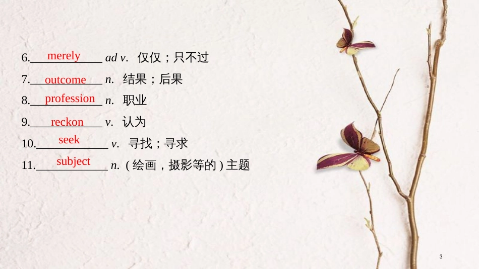 2019版高考英语大一轮复习 第一部分 Module 2 The Renaissance课件 外研版选修8(1)_第3页