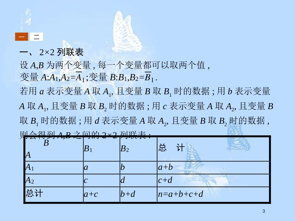 高中数学 第三章 统计案例 3.2 独立性检验课件 北师大版选修2-3_第3页