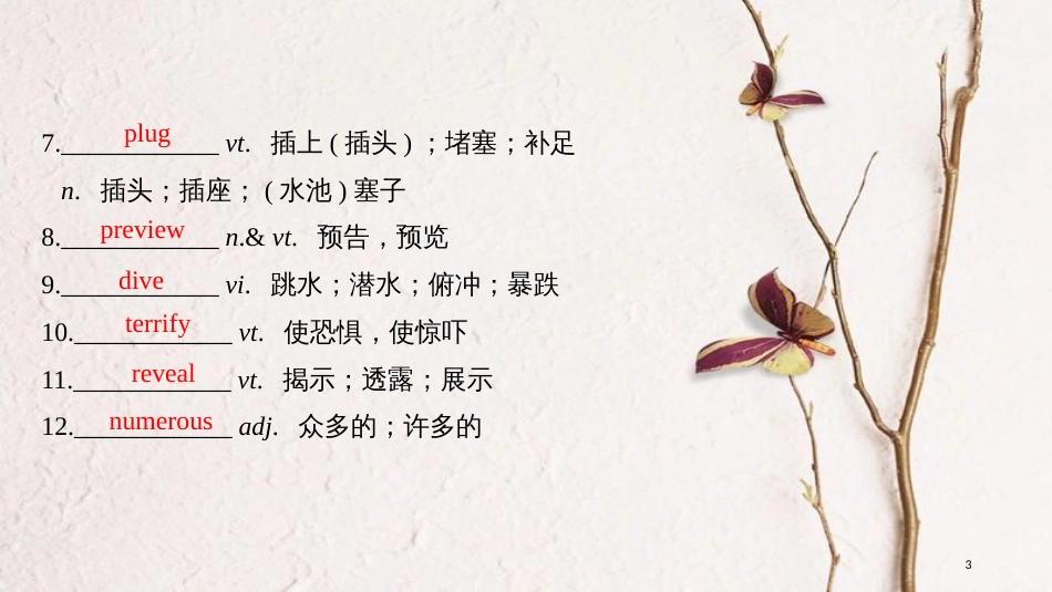 2019版高考英语大一轮复习 模块十一 Units 3~4课件 牛津译林版选修11(1)_第3页