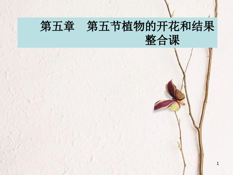 辽宁省辽阳市七年级生物上册 5.5植物的开花和结果课件 （新版）苏教版_第1页