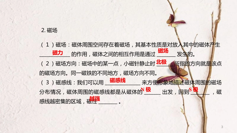 中考物理一轮复习 专题突破22 电与磁课件 新人教版_第3页
