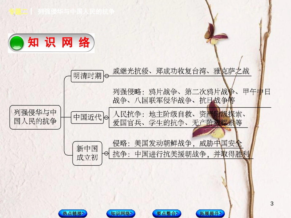 福建省中考历史复习 第二部分 专题突破篇 专题二 列强侵华与中国人民的抗争课件_第3页