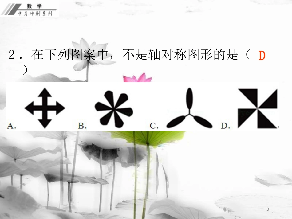 年中考数学总复习 考前冲刺（3）课件 新人教版_第3页