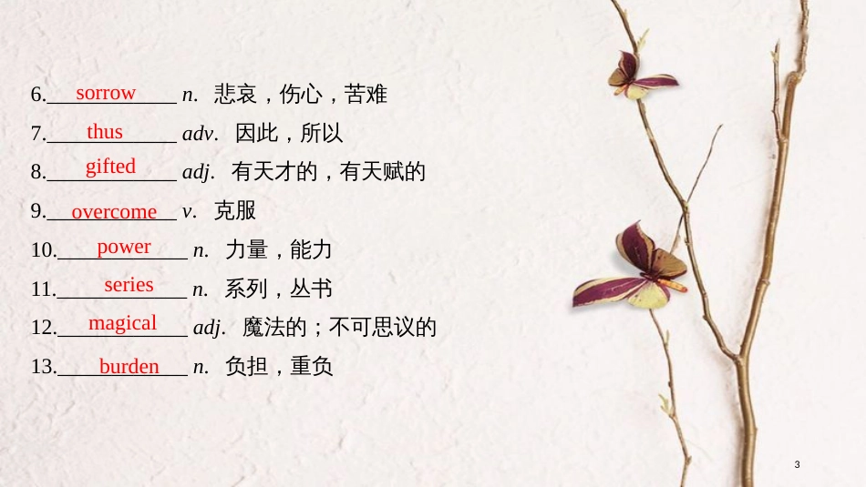 2019版高考英语大一轮复习 第一部分 Module 2 Fantasy Literature-Philip Pullman课件 外研版选修6_第3页