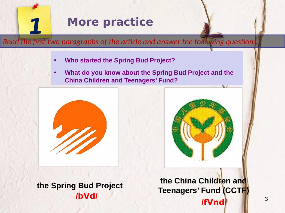辽宁省法库县八年级英语下册 Unit 1 Helping those in need More practice课件 牛津深圳版_第3页