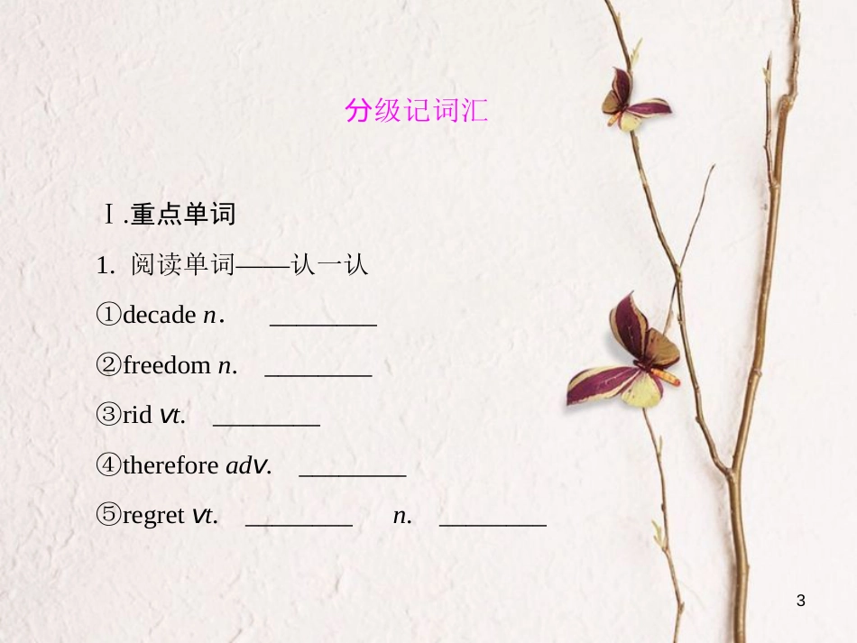 （新课标）高三英语一轮复习 Unit 2 Working the land课件 新人教版必修4_第3页