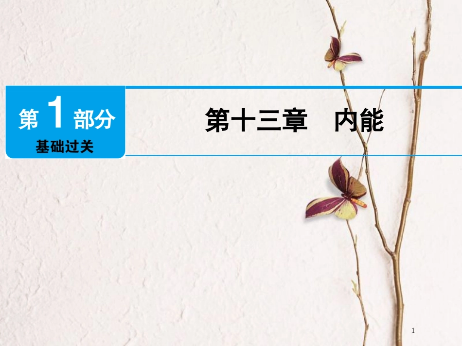 广东省深圳市2018年中考物理总复习 第十三章 内能课件_第1页