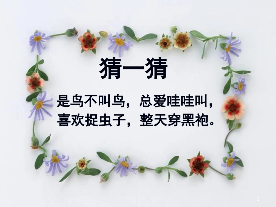 二年级音乐上册 第二单元 小乌鸦爱妈妈课件1 苏少版_第3页