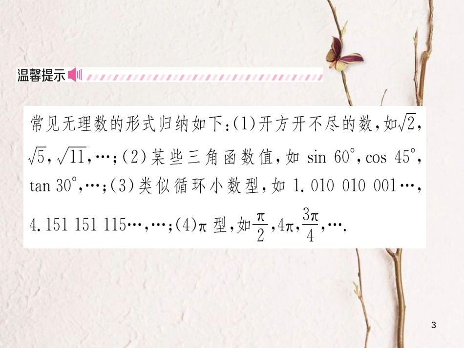 河北省中考数学总复习 第一章 数与式 第一节 实数及其运算课件_第3页