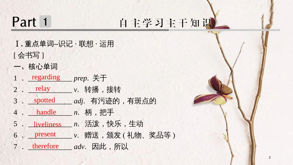 2019版高考英语大一轮复习 第一部分 Module 4 Music课件 外研版选修6(1)_第2页